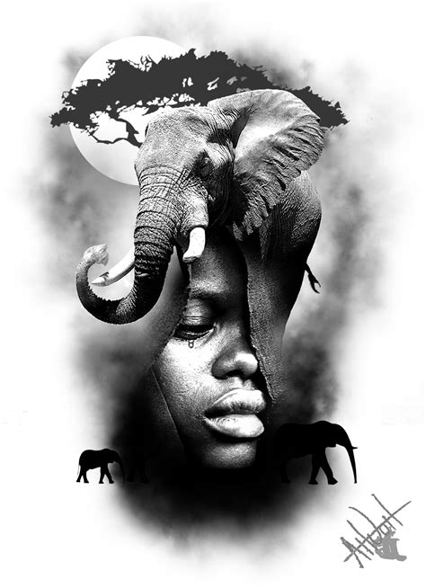 african tattoo drawings